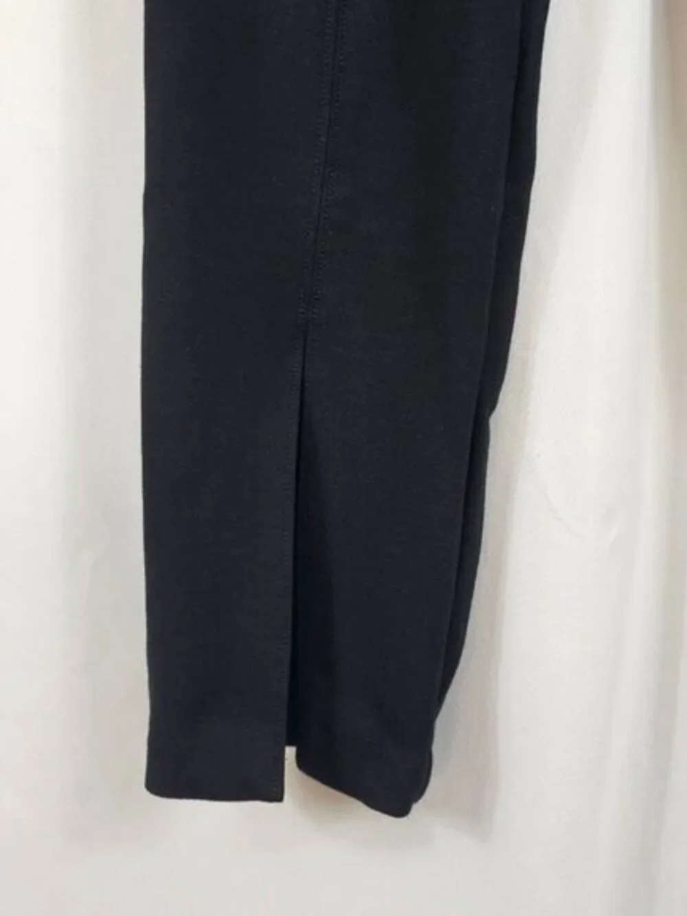 GAP High Rise Split Hem Pants In Black - Size 12 - Picture 7 of 8